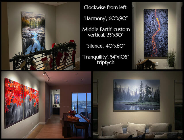 'Harmony', Tranquility', 'Silence', 'Middle Earth'