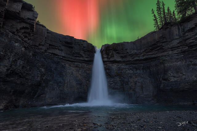 Crescent Falls Northern Lights