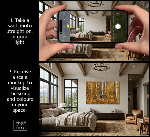 Free Wall Preview Mockup To Visualize A Print