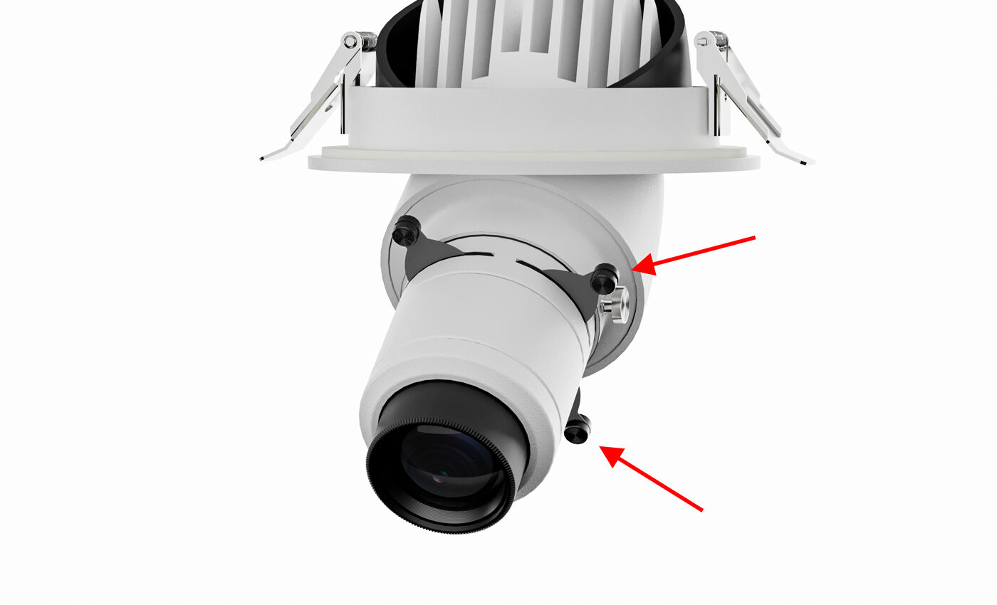 Luxprism beam-shaping blade adjustment tabs.